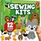 Quokka Sewing Kits for Kids 8-12 - Art Craft Kits for Girls 5-7 - 12 Childrens DIY Wild Animals